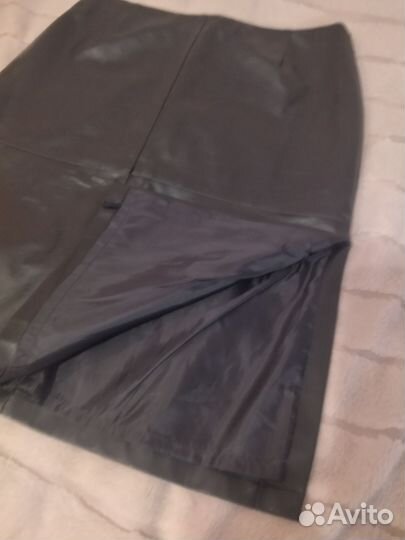 Кожаная юбка