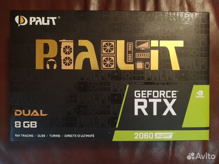 Видеокарта GeForce Palit RTX 2060 Super 8Gb, gddr6