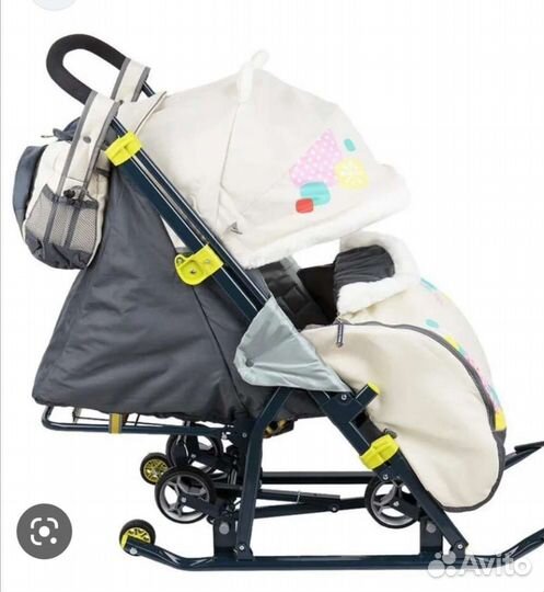 Детские санки коляска ника