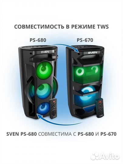 Bluetooth колонка sven