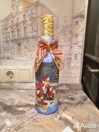 Быки, декупаж, букет из конфет, носков