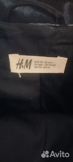 Костюм пиджак и брюки hm на мальчика 170