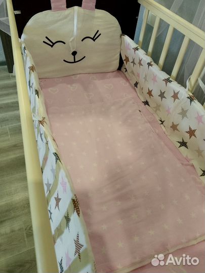 Бортики в детскую кроватку бу