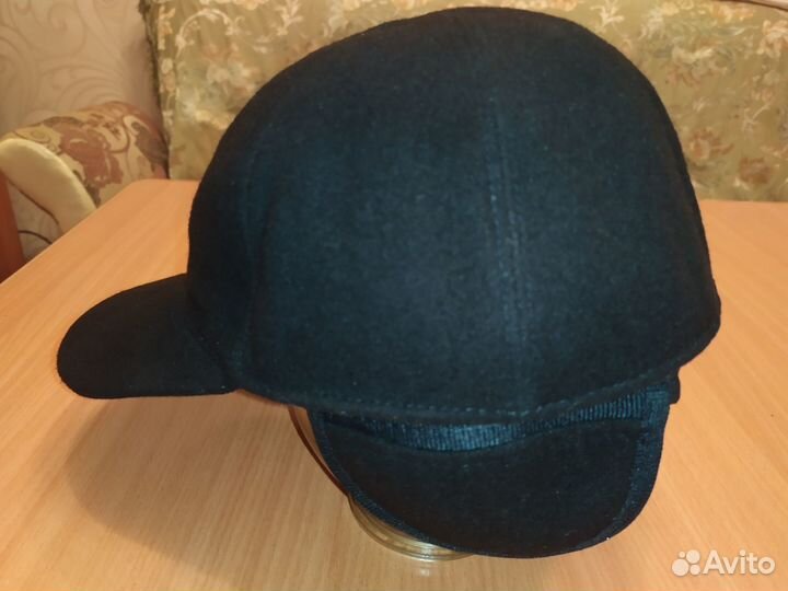 Кепка р.58 мужская демисезонная с ушами