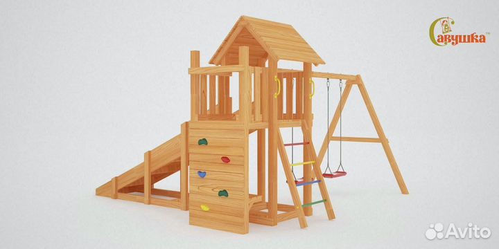 Детская площадка для дачи Савушка 4 сезона Мастер