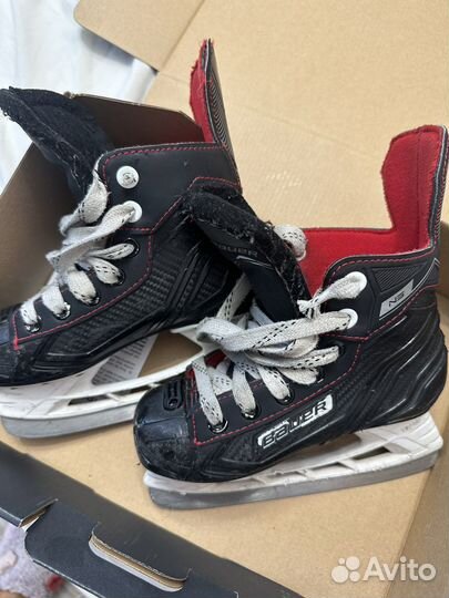 Хоккейные коньки bauer детские