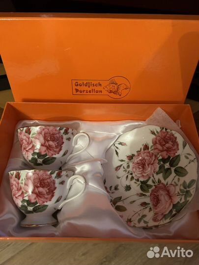 Чайный набор 2 Чашкис блюдцем