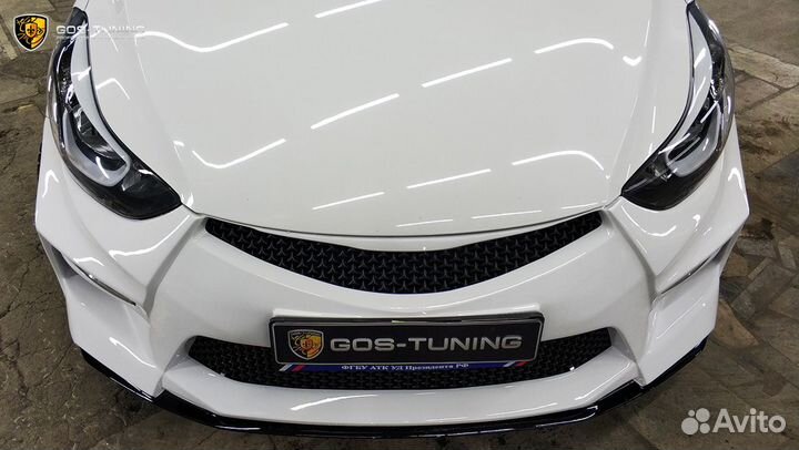 Передний Бампер MS на Hyundai Elantra MD