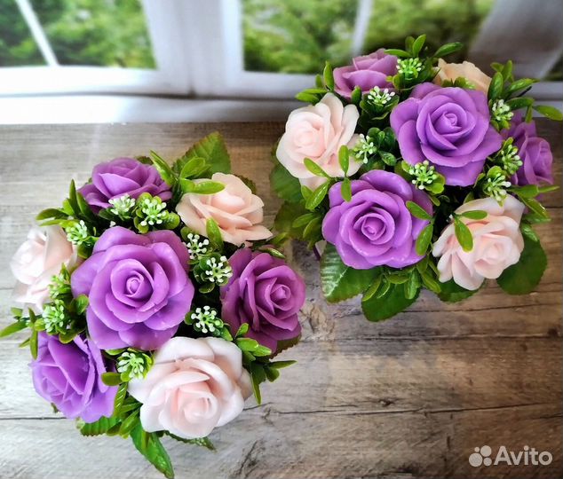 Букет из мыла ручной работы