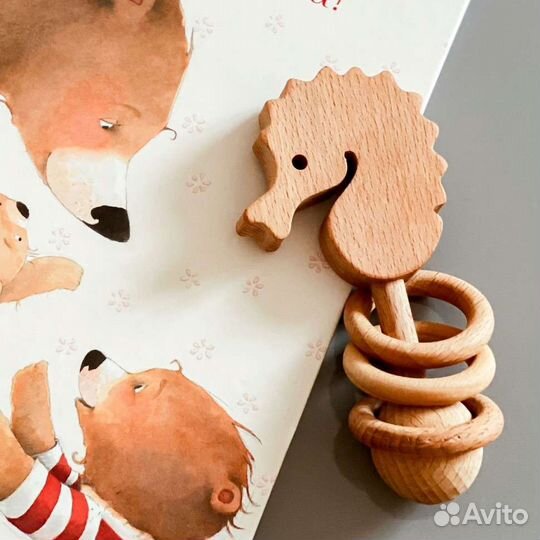 Погремушка грызунок от фирмы Леснушки новые