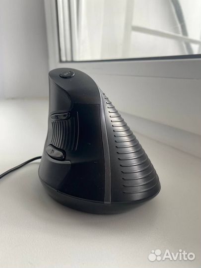 Вертикальная мышь Delux M618 BU