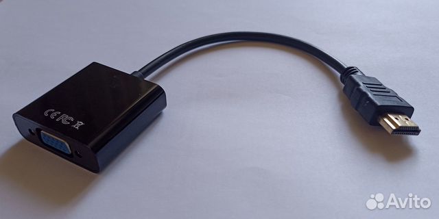 Переходник hdmi-VGA (доп. питание)