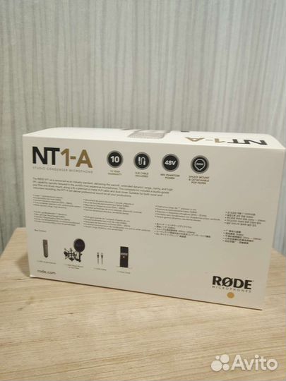Студийный микрофон Rode NT1-A (новый)