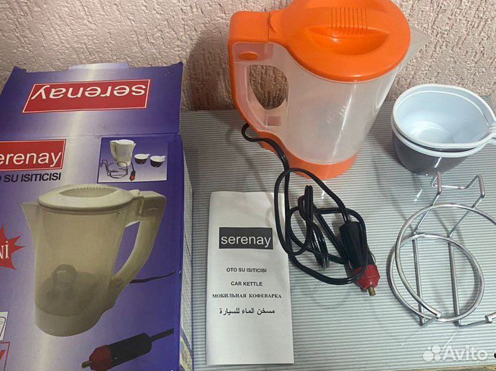 Новый автомобильный чайник электрический