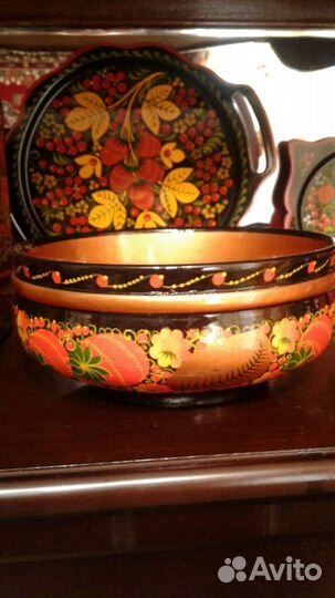 Чаша хохлома новая