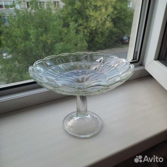 Фруктовница на ножке СССР