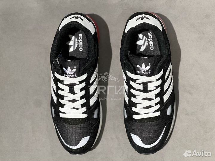 Кроссовки Adidas ZX 750 Black White Red