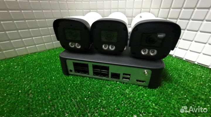Комплект 4 IP камер для вайлдберис