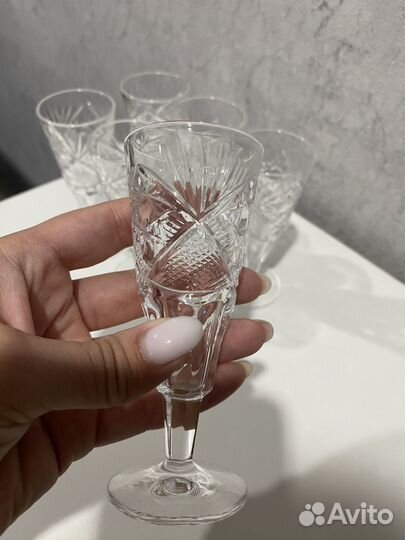 Хрустальные бокалы СССР