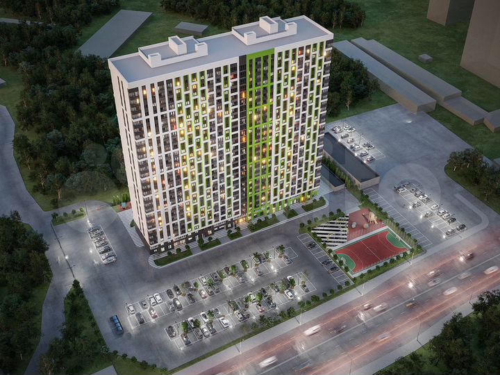 2-к. квартира, 62,5 м², 23/26 эт.