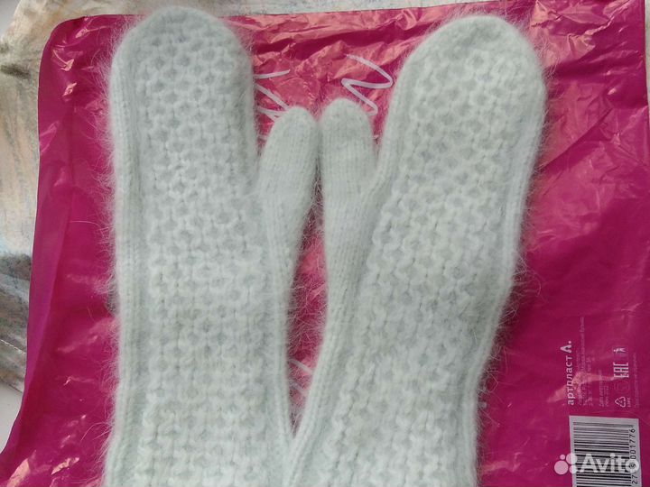 Варежки пуховые