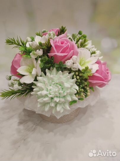 Букет из мыла