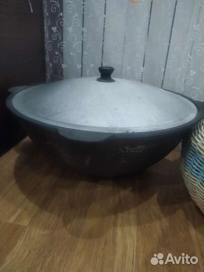 Казан чугунный узбекский 16 литров Новый