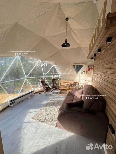 Глэмпинг, всесезонный шатер