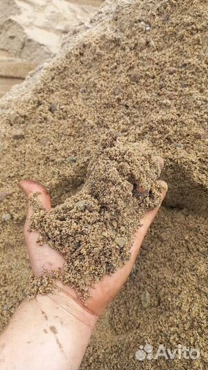 Песок строительный, карьерный