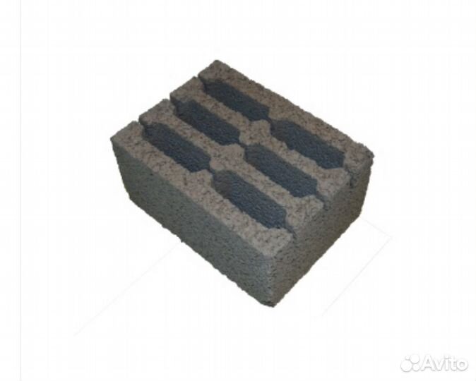 Керамзитобетонный блок 390х290х188 м50