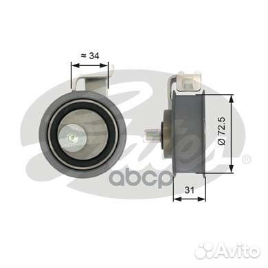 Ролик натяжителя ремня грм 7784-21017 VW Golf 4