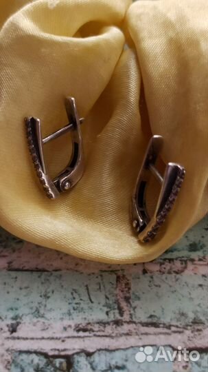 Серьги из серебра
