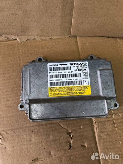 Блок управления Airbag Volvo S60 31334542