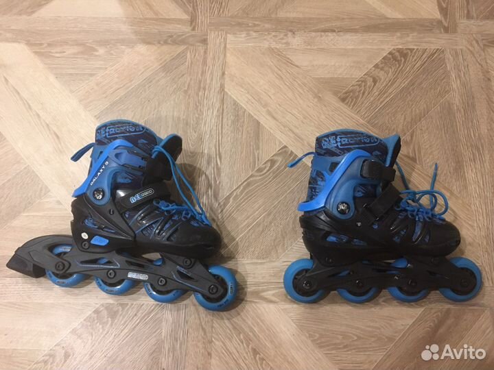 Роликовые коньки детские с защитой