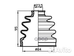 Пыльник привода (TA); tacb1040