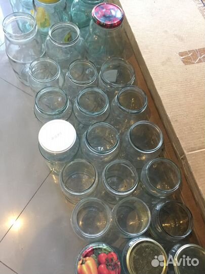 Стеклянные банки 0,5, 0,75, 1, 1,5, 2, 3 литра
