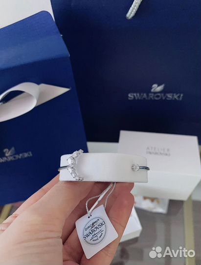 Swarovski браслет с кристаллами новый