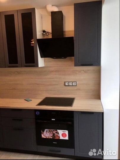 Кухня серая модульная новая