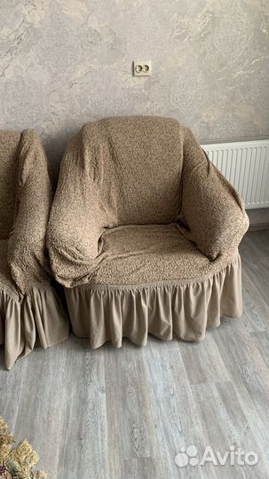 Диваны и кресло бу