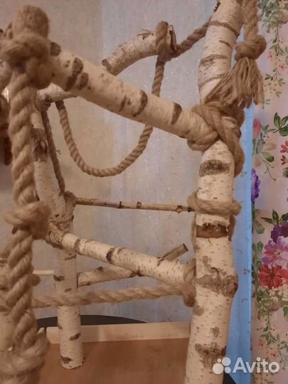 Игровой стенд для попугая на заказ