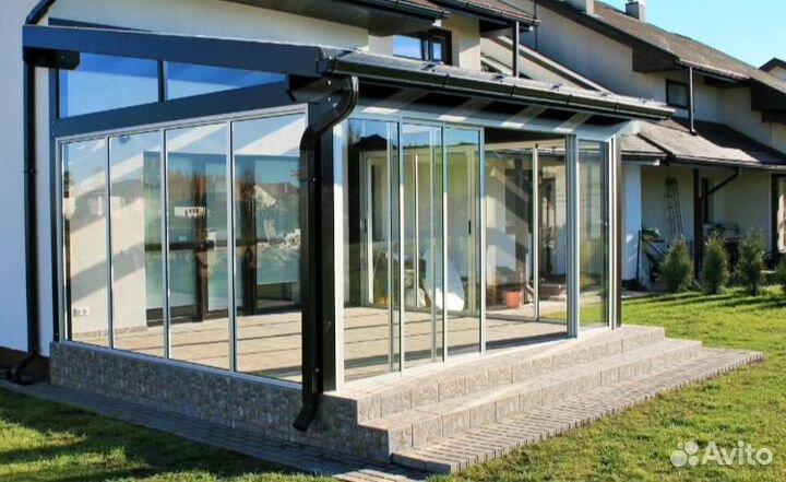 Алюминиевые окна, двери, витражи, порталы