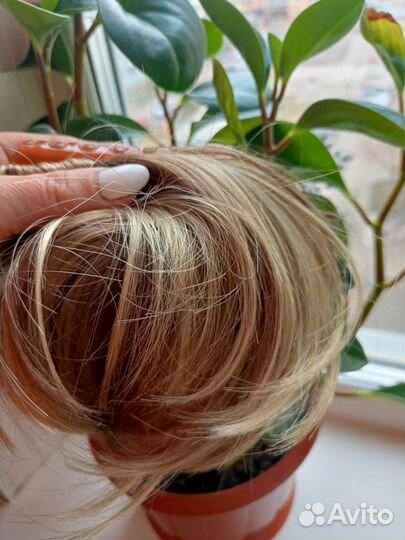 Шиньон,хвост на крабе