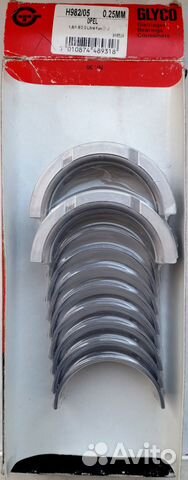 Вкладыши коренные+25 Opel Kadett/AstraF,G/OmegaA,B