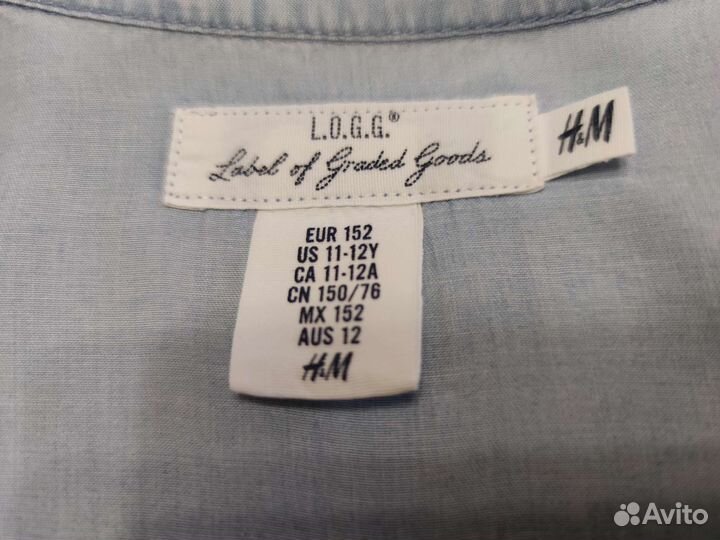 Две рубашки zara и H&M