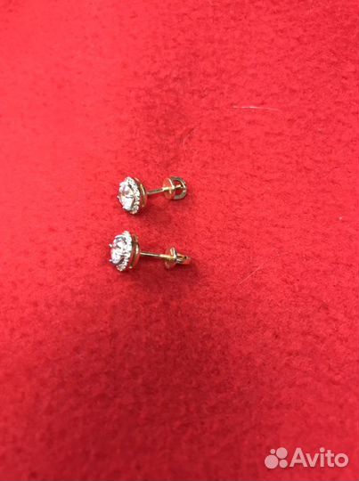 Золотые серьги