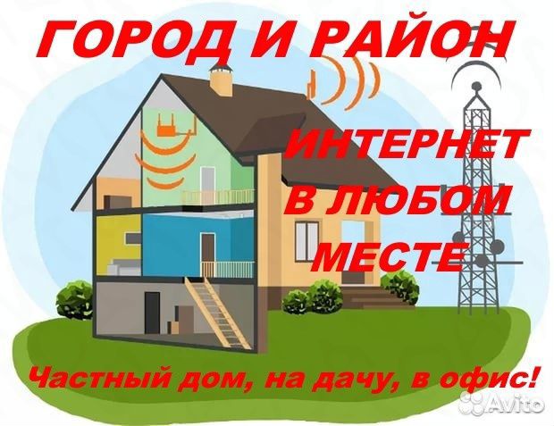 Интернет в Частный Дом, Дачу, Офис, Склад