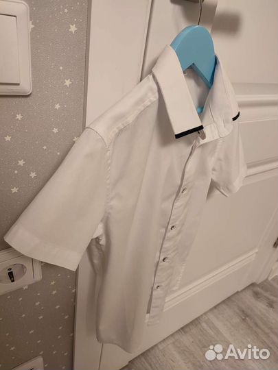 Рубашка и брюки на рост 128 см. Состояние новых