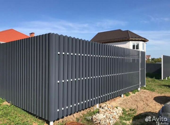 Установка заборов под ключ