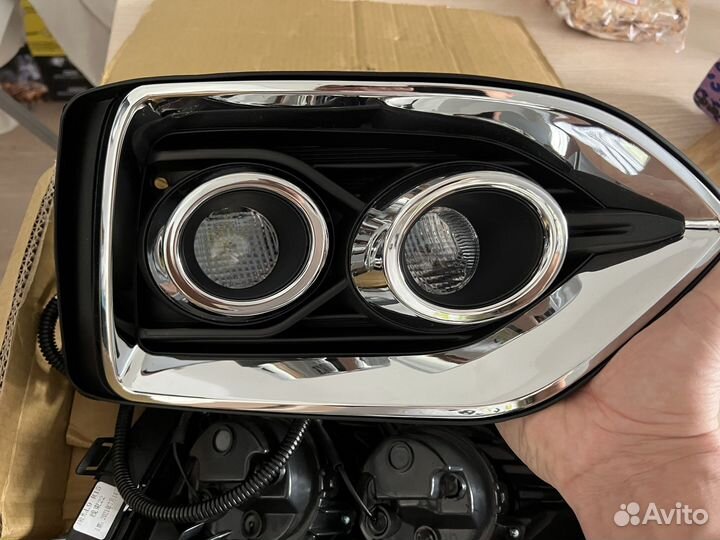 Фары птф на Hyundai Solaris 2