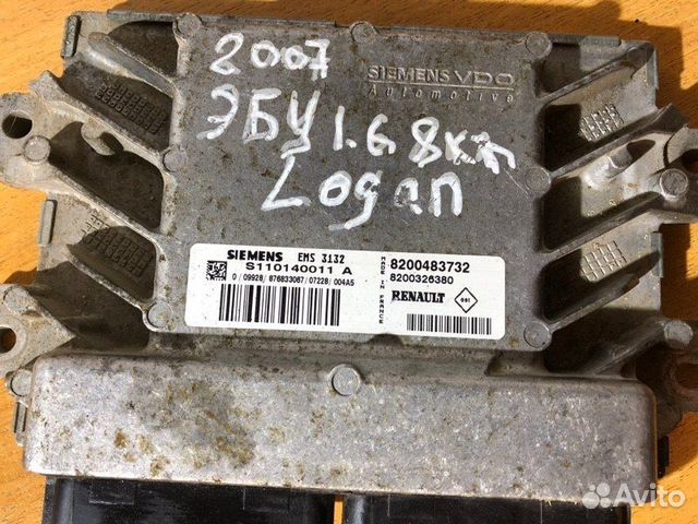Блок управления двигателем Renault Logan 1.4-1.6